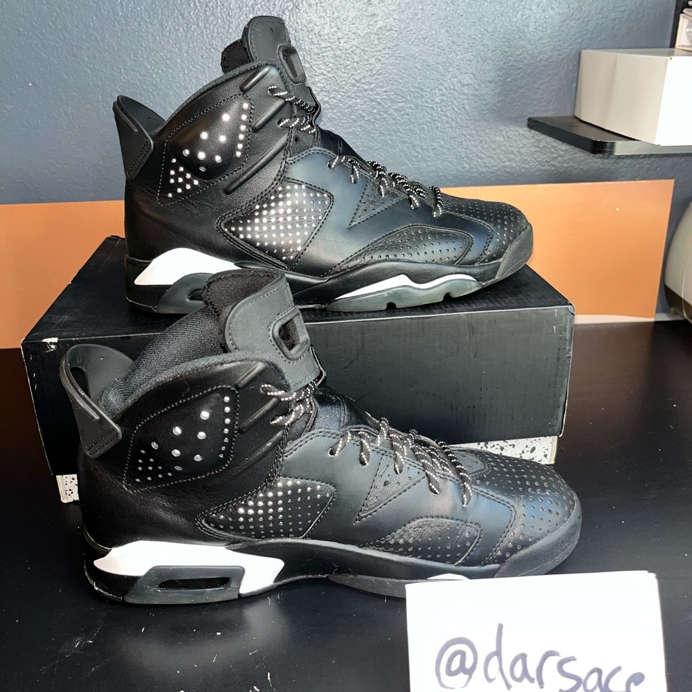 Nike Jordan Retro 6 Black Cats - Picture 3 of 5
